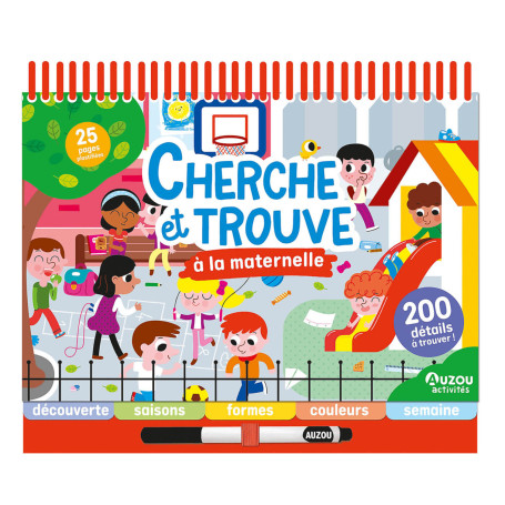 Search and Find Kindergarten Activity Book - Auzou