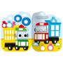 Shape Stickers Little Garbage Truck Adventure Activity Book - Auzou