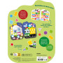 Shape Stickers Little Garbage Truck Adventure Activity Book - Auzou