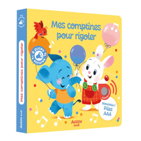 Funny Nursery Rhymes Musical Sound Book for Toddlers - Auzou