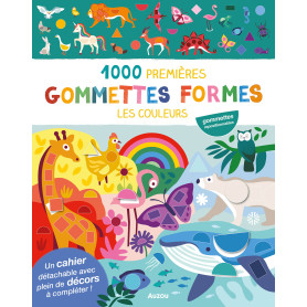 My First 1000 Shape & Color Stickers Activity Book - Auzou