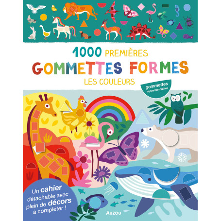 Cahier 1000 premières gommettes formes Les couleurs - Auzou