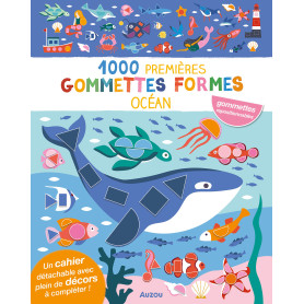 My First 1000 Ocean Shape Stickers Activity Book - Auzou