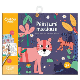 Pochette d'artiste Peinture magique Animaux mignons - Auzou