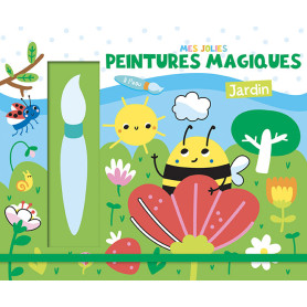 Garden Magic Water Painting Book with Water Pen - 123 Soleil