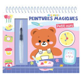 Little Bear Magic Water Painting Book with Water Pen - 123 Soleil