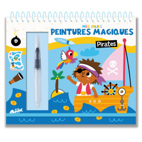 Pirate Magic Water Painting Book with Water Pen - 123 Soleil