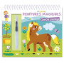 Gentle Ponies Magic Water Painting Book with Water Pen - 123 Solei