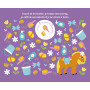 Gentle Ponies Magic Water Painting Book with Water Pen - 123 Solei