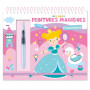 Princess Magic Water Painting Book with Water Pen - 123 Soleil