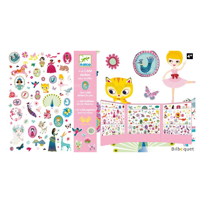 1000 Stickers Pour Les Filles