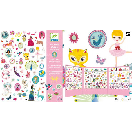 1000 stickers pour les filles