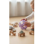 Little L Purple Silicone Rattling Sensory Ball - Coolkidz Project