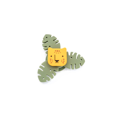 Little L Tiger Suction Spinner Silicone Sensory Toy
