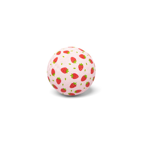 Little L 13 cm Natural Rubber Strawberry Ball - Coolkidz Project