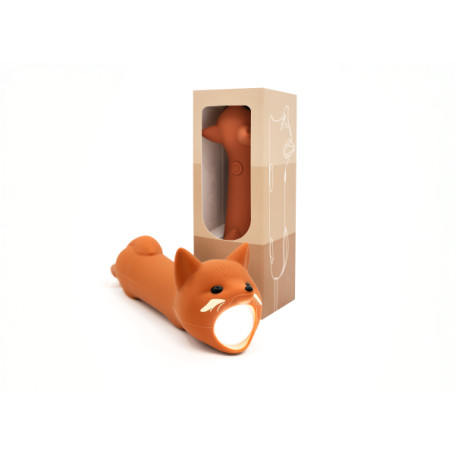 Lampe torche en silicone Renard rechargeable - Little L