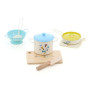 Vilac Nature Kitchen Metal Play Cooking Set - Pretend Play Toy
