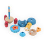 Vilac Wooden Surprise Stacking Rocket Toy - Space Toddler Game