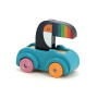 Vilac Wooden Toucan Honking Car Early Learning Toy - Andy Westface