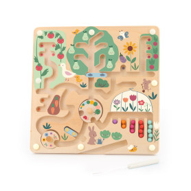 Vilac Wooden Magnetic Garden Harvest Maze Game - Sarah Betz