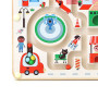 Vilac Wooden Magnetic City Maze Game - Ingela P. Arrhenius