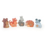 Puzzles d'éveil en bois Maman-bébé animaux à compter - Vilac
