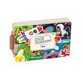Vilac Wooden Journey & Adventure Puzzle Book