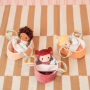 Baby Misha and her Carrycot - Cloth doll 21 cm - Lilliputiens