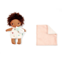 Baby Misha and her Carrycot - Cloth doll 21 cm - Lilliputiens