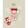Baby Mio and her Carrycot - cloth doll 21 cm - Lilliputiens