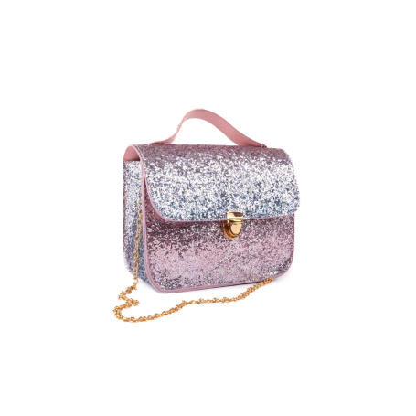 Sac à main à paillettes rose Great Pretenders