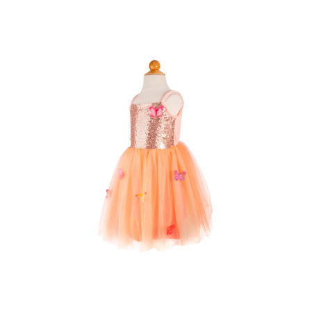 Peach Butterfly Dress Great Pretenders