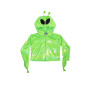 Veste à capuche verte martien Great Pretenders