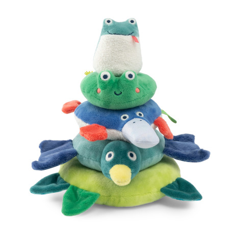 Fabric Stacking Animals Frog Pond Moulin Roty