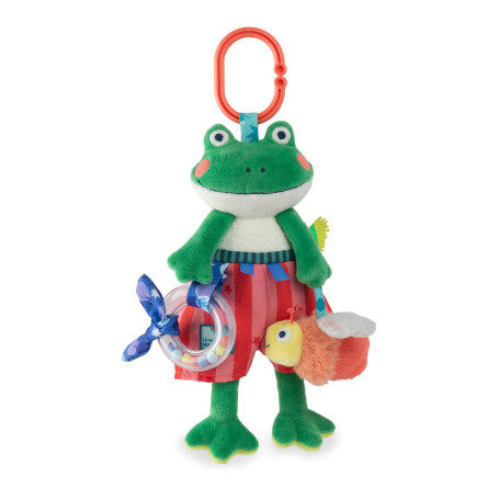Peluche grenouille d'activités Renato Moulin Roty