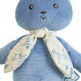 Doudou pantin lapin 35cm bleu horizon Lapinoo Kaloo