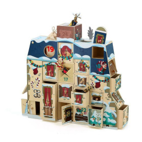 Customizable Wooden House Advent Calendar Vilac