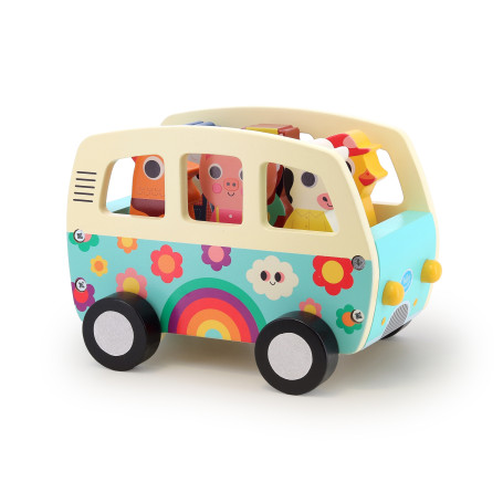 Wooden Animal Sound Van Ingela P. Arrhenius Vilac