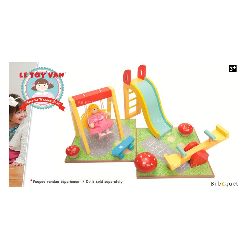 Accessoires Pour Maison De Poupée Marx #1427 - PIÈCES SWING SET (piscine, Aire De Jeux) - Occasion