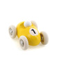Mini voiture roadster jaune en bois Vilac