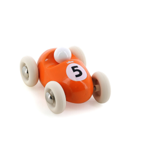 Mini voiture roadster orange en bois Vilac