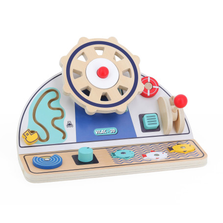 Wooden Boat Activity Board Vilac