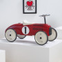 Red Vintage Metal Ride-On Roadster Vilac