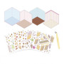 Coffret Cosy Stickers 6 planches Little shops Janod
