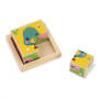 Farm 4 Wooden Blocks Puzzle -  Janod