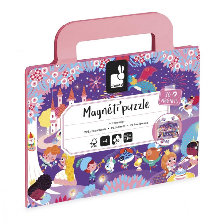 Princesses 36 Piece Magnetipuzzle Janod