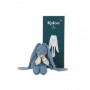 Doudou pantin lapin 25cm - bleu horizon - Lapinoo Kaloo