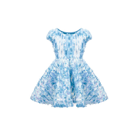 Robe sequins bleue concert queen Great Pretenders