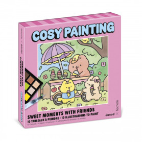 Cosy Painting 4 planches Sweet moments/friends Janod