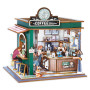 3D Wooden Coffee Shop Diorama Kit - Buki France